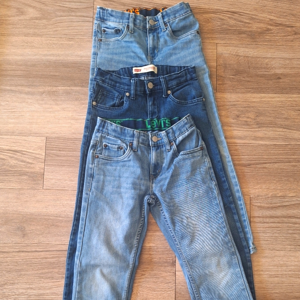 Boy Levi's Denim Jeans Bundle Size 8